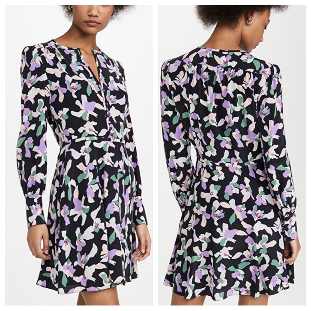 Equipment Long Sleeve Danette Dress